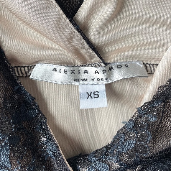 Alexia Admor | Lace Top V front and back Size XS - Picture 3 of 3